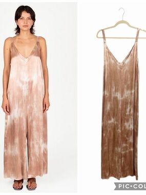 LACAUSA SANTI JUMPSUIT Tie-dye Color June Wash Size Small